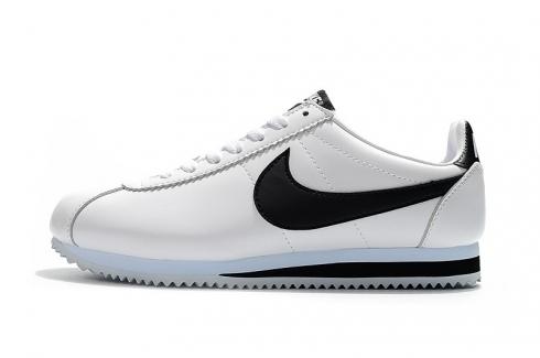 Nike Classic Cortez Nylon Prm Leather White Black Casual 807471-172