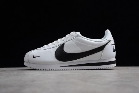 Nike Classic Cortez Premium Mini Swoosh White Black 807480-008