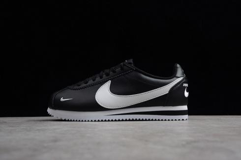 Nike Classic Cortez Premium Swoosh Black White 807480-004