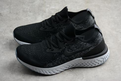 Nike EPIC React Flyknit Running Shoes Black White AQ0067-001