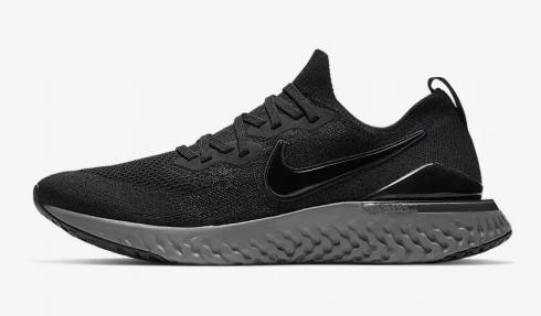 Nike Epic React Flyknit 2 Black Anthracite Gunsmoke BQ8928-001