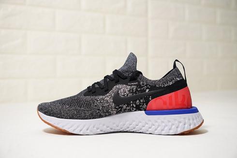 Nike Epic React Flyknit Black White Red Orbit AQ0067-006