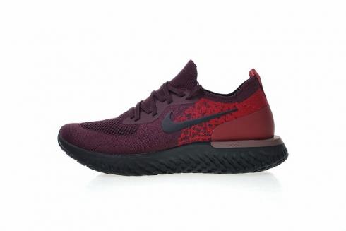 Nike Epic React Flyknit Wine Red Dark Red Black AT0054-600