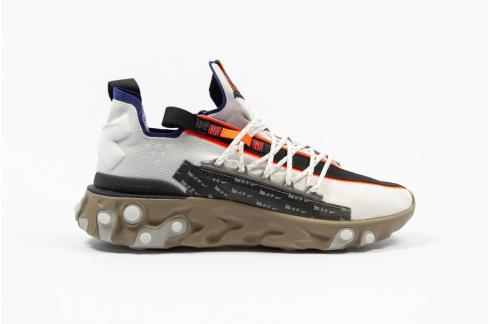 Nike React WR ISPA Summit White Deep Royal Blue Khaki Black AR8555-100