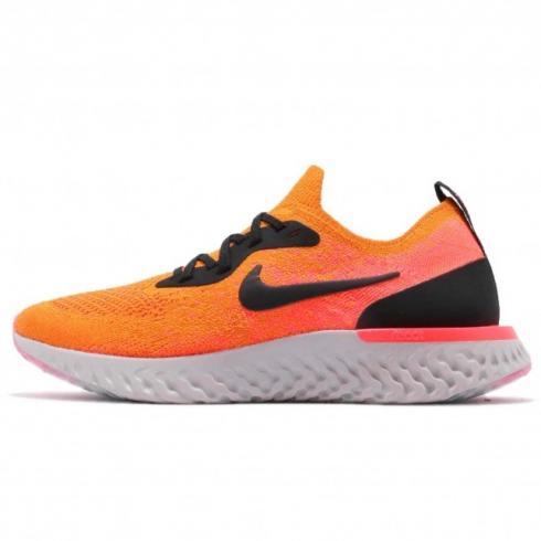 Nike WMNS Epic React Flyknit Copper Flash Black AQ0070-800