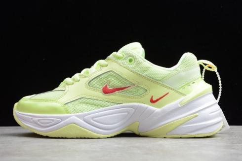 2019 Nike M2K Tekno WMNS Barely Volt White Red Orbit CJ5842 700