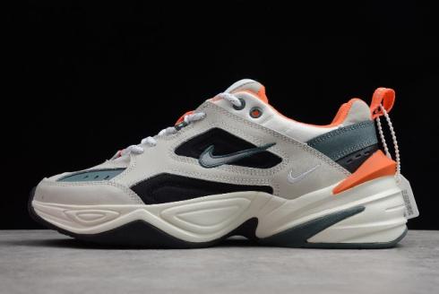 Nike M2K Tekno Light Bone Metallic Silver Turf Orange CI2969 001