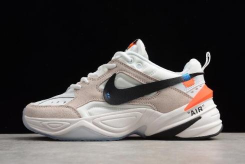 Off White x Nike M2K Tekno Beige White Mens and Womens Size A03108 058