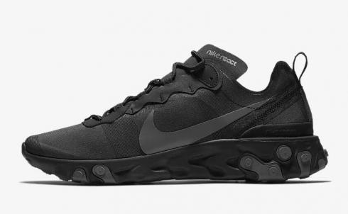 Nike React Element 55 Black Dark Grey BQ6166-008