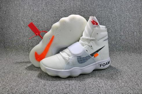 Off White X Nike Design Lifestyle Shoes White Orange AJ4578-100