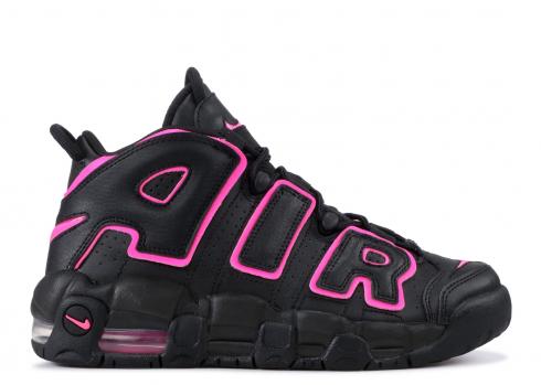 Air More Uptempo GS Pink Blast Black 415082-003