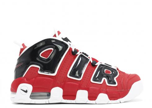 Air More Uptempo GS White Black Varsity Red 415082-600