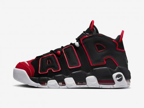 Nike Air More Uptempo 96 GS Red Toe Black University Red White FB1344-001