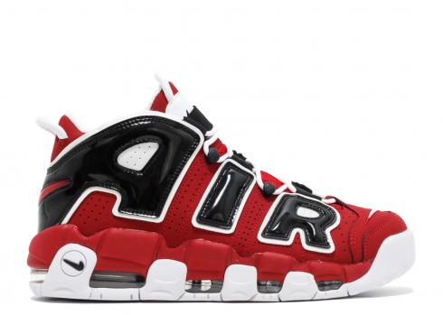 Nike Air More Uptempo Basketball Unisex Shoes Red White Black 921948-600