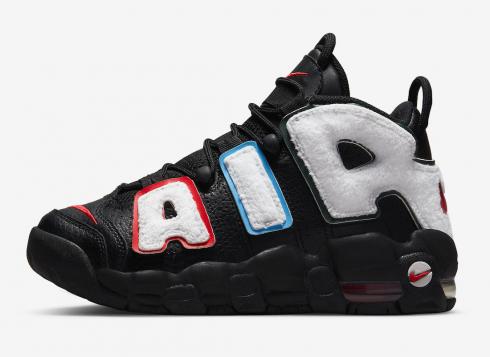 Nike Air More Uptempo GS Big Air Black White Pro Green University Red DQ7780-001