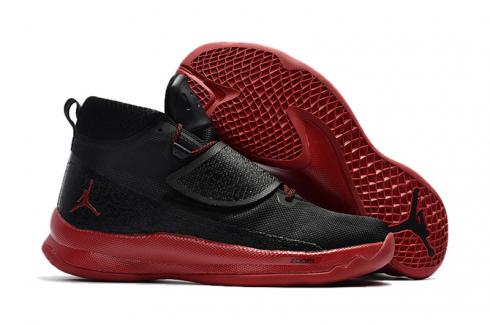 Nike Jordan Super Fly 5 PO X Griffin Black fitness red men basketball shoes 914478-002