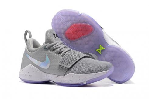 Nike Zoom PG 1 EP Paul Jeorge Year One gray white Men Basketball Shoes 878628-900