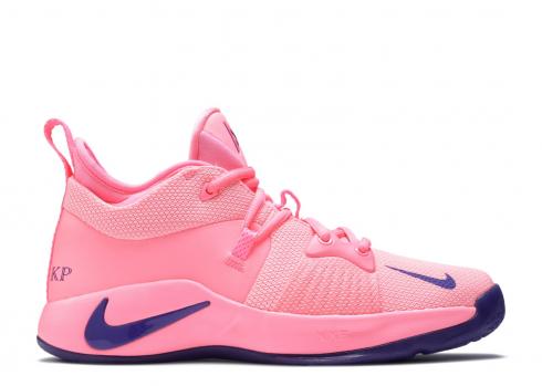 Nike PG2 Paul George Girls EYBL Shoes Lava Glow BQ4480-600