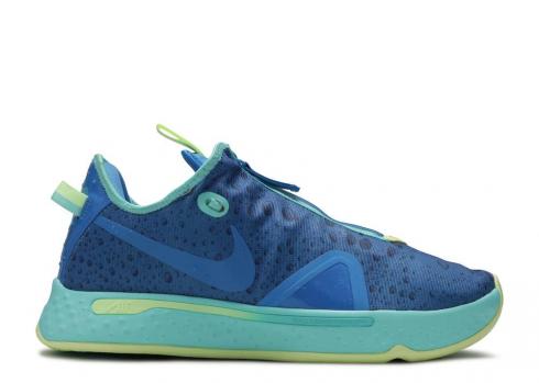 Nike Nba 2k20 X Gatorade Pg 4 Gx Gamer Exclusive Blue Photo Aurora Green CZ6202-400