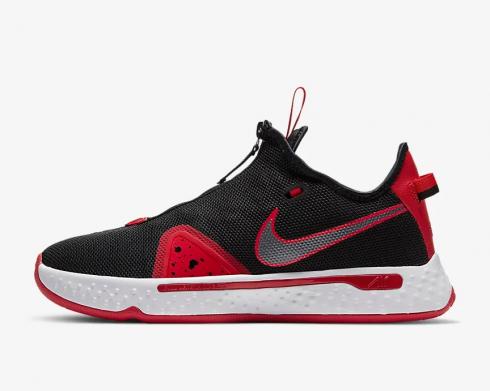 Nike PG 4 Bred Black University Red White CD5079-003