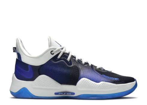 Nike Playstation X Pg 5 Racer Blue Multi Laser Color Royal Deep CW3144-400