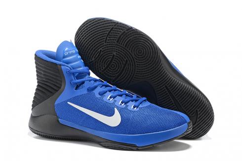 Nike Prime Hype DF 2016 EP Blue Black White Mens Basketball Shoes 844788