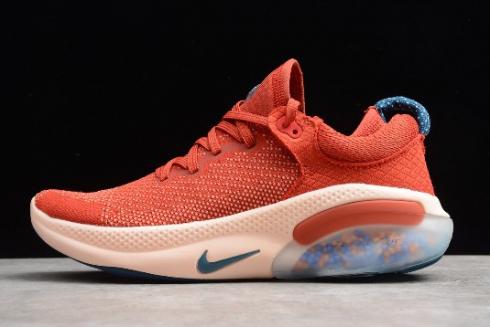 2019 Nike Joyride Run Flyknit Cinnabar Crimson Tint Aurora Blue Force Running Shoe AQ2731 600