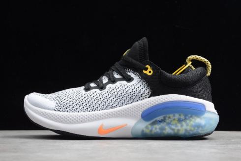 2020 Nike Joyride Run Flyknit Black White Laser Orange University Blue Running Shoe AQ2730 006