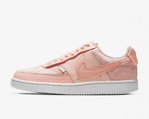 NikeCourt Vision Low Washed Coral White Washed Coral CI7599-600
