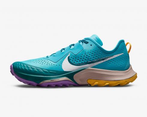 Nike Air Zoom Terra Kiger 7 Turquoise Blue Mystic Teal University Gold White CW6062-400