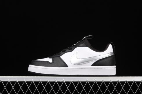 Nike Court Borough Low 2 SE GS White Metallic Silver CT3964-100