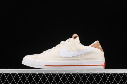 Nike Court Legacy SE Canvas Pale Ivory Multi-Color Gum Light Brown DC7904-100