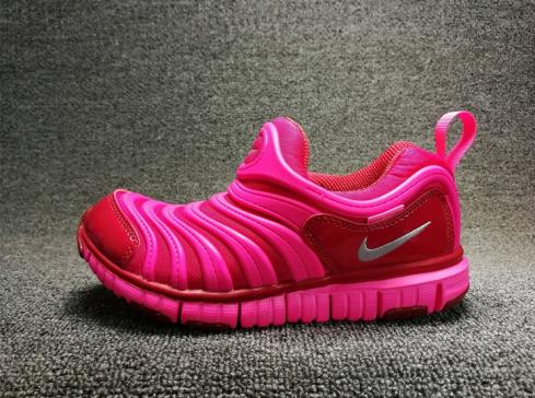 Nike Dynamo PS Light Arctic Pink Red Polk Dot Girls Preschool Shoes 343738-608