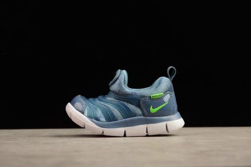 Nike Dynamo Print TD Blue White Toddler Baby Infant Running Shoes 834366-400