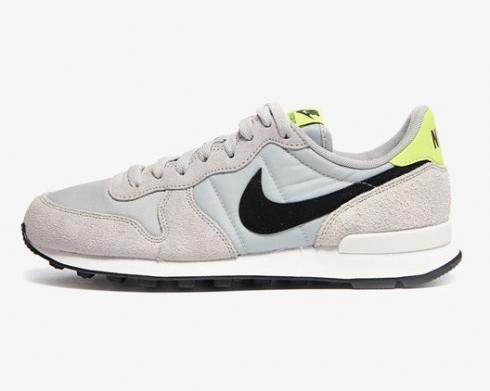 Nike Internationalist Donna Grey Black Lemon Venom Sneakers White 828407-033