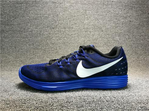 Nike Lunartempo 2 Black Blue Mens Running Trainer Shoes 818097-400