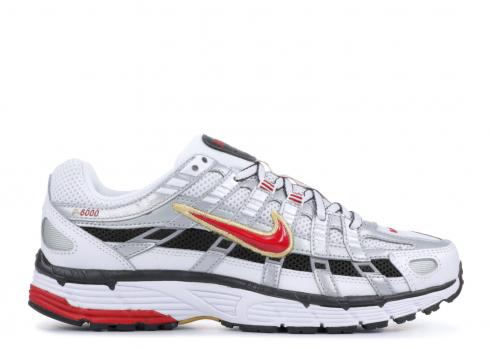 Nike P6000 White Gold Red BV1021-101