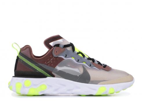 Nike React Element 87 Grey Sand Desert Cool AQ1090-002