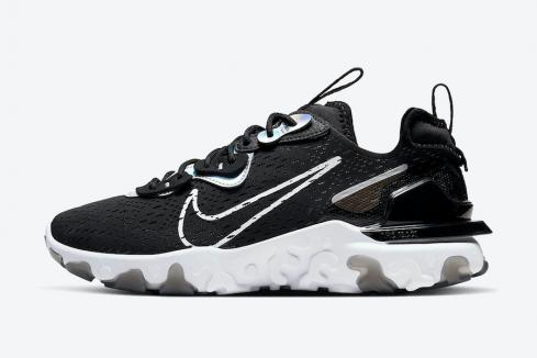 Nike React Vision Essential Black Iridescent White Shoes CW0730-001