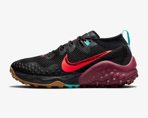 Nike Wildhorse 7 Black Bright Crimson Dark Beetroot Dynamic Turquoise CZ1856-001