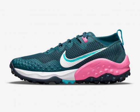 Nike Wildhorse 7 Dark Teal Green Armory Navy Pink Glow Ghost CZ1864-301