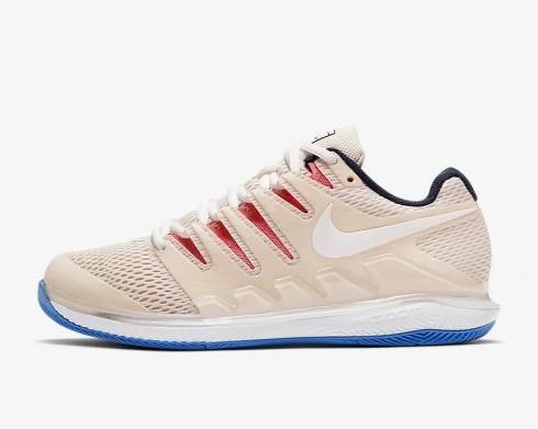 Nike Wmns Court Air Zoom Vapor X Sunblush Light Orewood Brown White AA8027-110