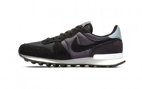 Nike Wmns Internationalist Black Thunder Grey Shoes 828407-029