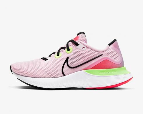 Nike Wmns Renew Run Pink Foam Psychic Blue Laser Crimson Black CW5637-600