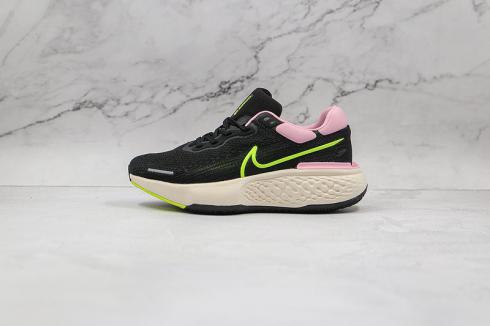 Nike ZoomX Invincible Run Flyknit Black Pink Green CT2228-103