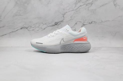 Nike ZoomX Invincible Run Flyknit White Grey Orange CT2228-102