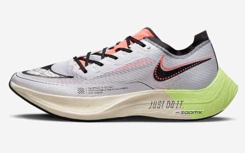 Nike ZoomX VaporFly NEXT 2 Mismatch White Black Orange Volt FB1846-101