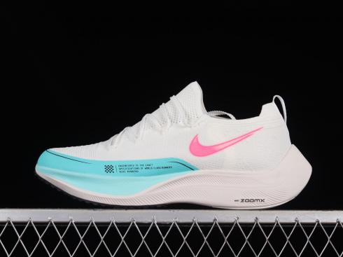 Nike ZoomX VaporFly Next 2 By You Custom White Blue Pink DM4386-101