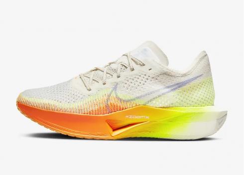 Nike ZoomX Vaporfly 3 Sail Total Orange Cobalt Bliss Volt DV4129-101