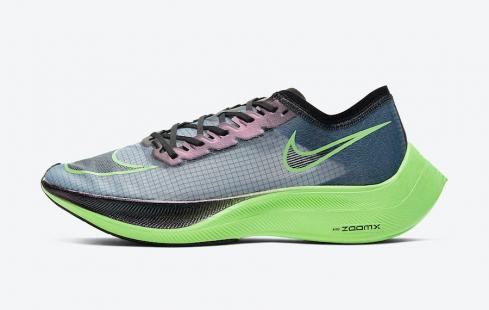 Nike ZoomX Vaporfly NEXT Valerian Blue Black Vapour Green AO4568-400